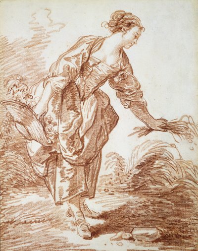 La Jardiniere by Jean Honore Fragonard